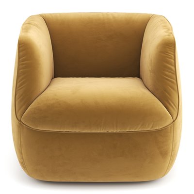 Кресло дизайнерское "Brune" 80х80х70 см. Желтый Арт.3000 фото
