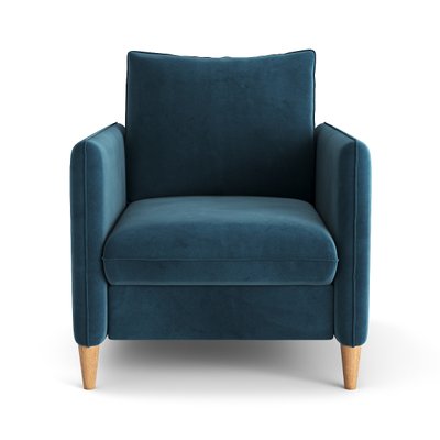Крісло дизайнерське "Sydney" 80х95х86  см. Синій Арт.9000 фото